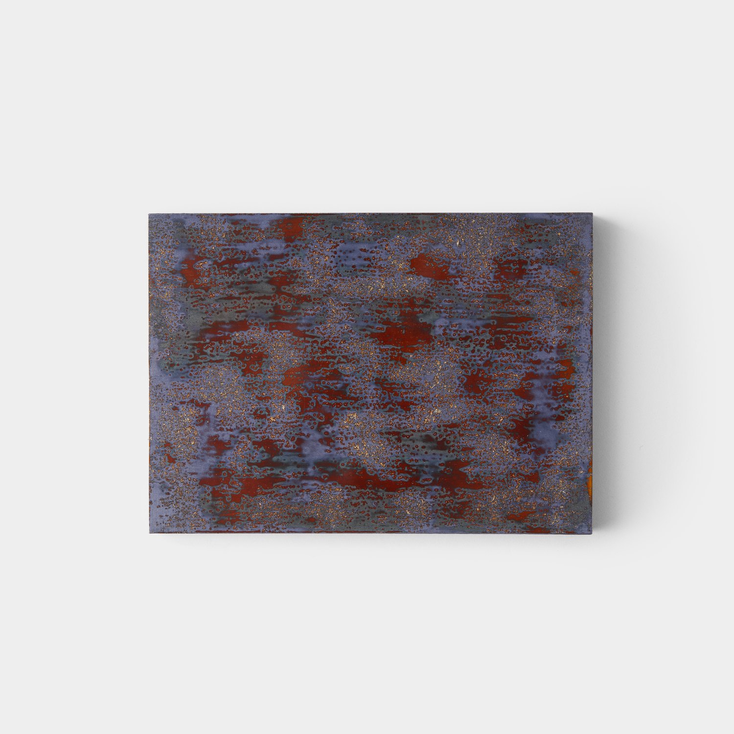 Enamel work in red and violet